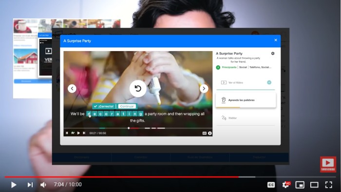Andres En Ingles Youtuber probando una leccion de Open English