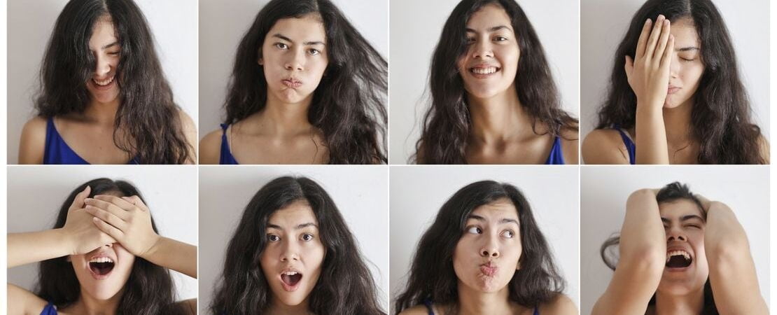 Partes de la cara y expresiones faciales en inglés: vocabulario y frases