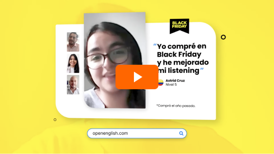 ¿Qué has logrado con nuestro curso de inglés?Tú también puedes ser bilingüe aprovechando BlackFriday