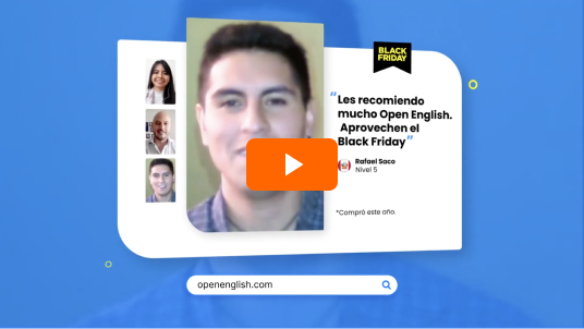 Recomendarías nuestro método? - Aprovecha 75% OFF por Black Friday en Open English